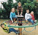 Carousel for playgrounds