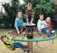 Carousel for playgrounds