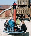 Carousel for playgrounds