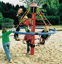 Carousel for playgrounds