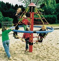 Carousel for playgrounds