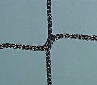 Safety net with a flame-retardant finish