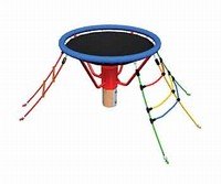 Play equipment with bird's nest
