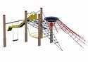 Playground equipment with eagle's nest