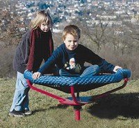Carousel for playgrounds
