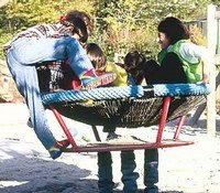 Carousel for playgrounds