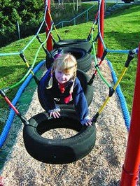 Bridge for playgrounds