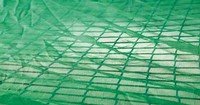 Overlay panel in green, air permeable