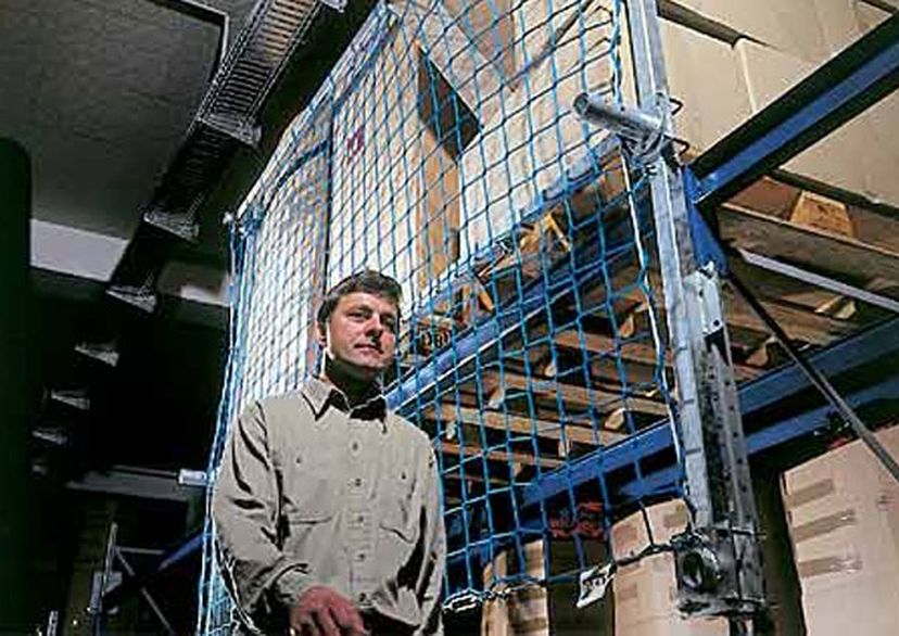 100mm Mesh Pallet Rack Netting