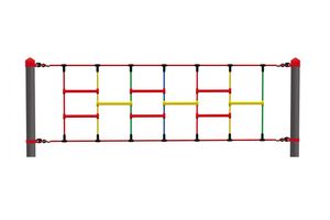 Climbing rungs, for steel posts