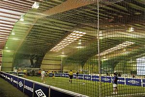 indoor football dome