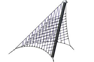 'climbing kite' climbing net