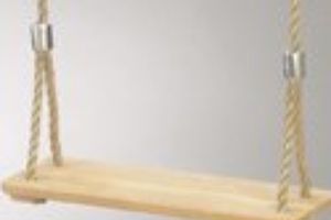 Rustic board swing