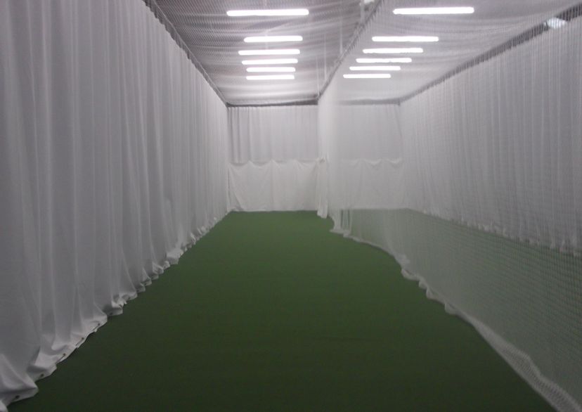 Burlows Barn cricket net install