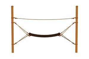 Rubber hammock, for robinia posts