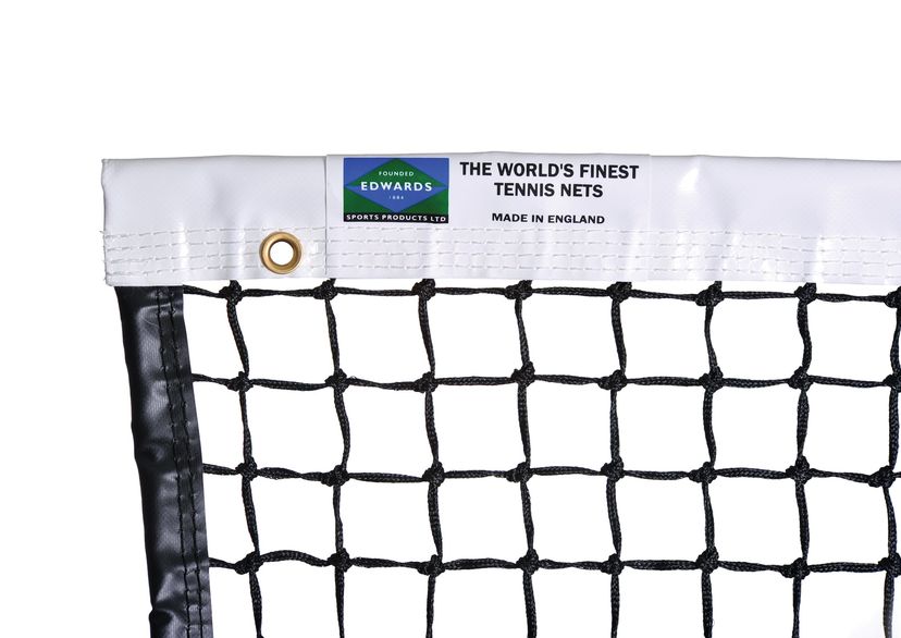 braided knotted tennis net