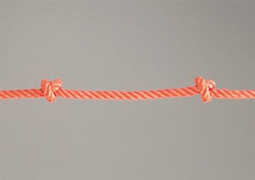 Polypropylene climbing rope