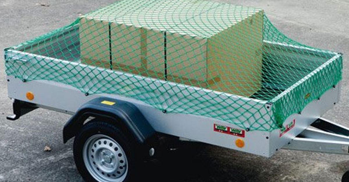 thumbnail interactive-video image 1 of Xtarps Black Utility Trailer Mesh Cover With 10 Rubber Bungees – 50 Sizes Available 1 of 3