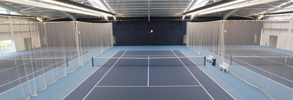 Indoor Sports Netting and Screen Installation tennis centre screens tennis nets and divider nets