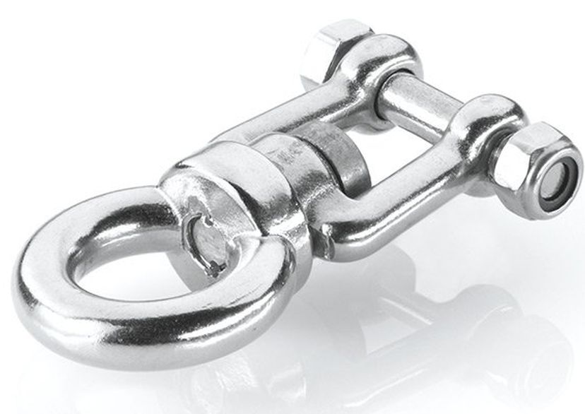 Stainless steel thimble swivel