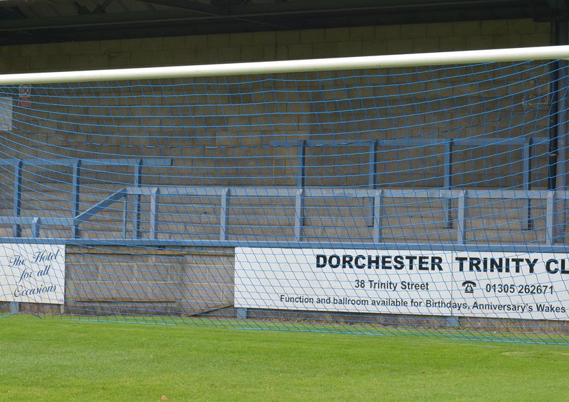 Blue senior football nets