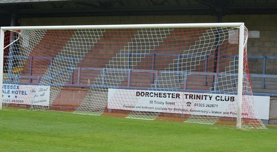 red and white senior goal nets