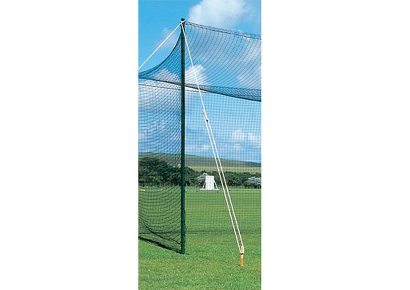 wooden net poles