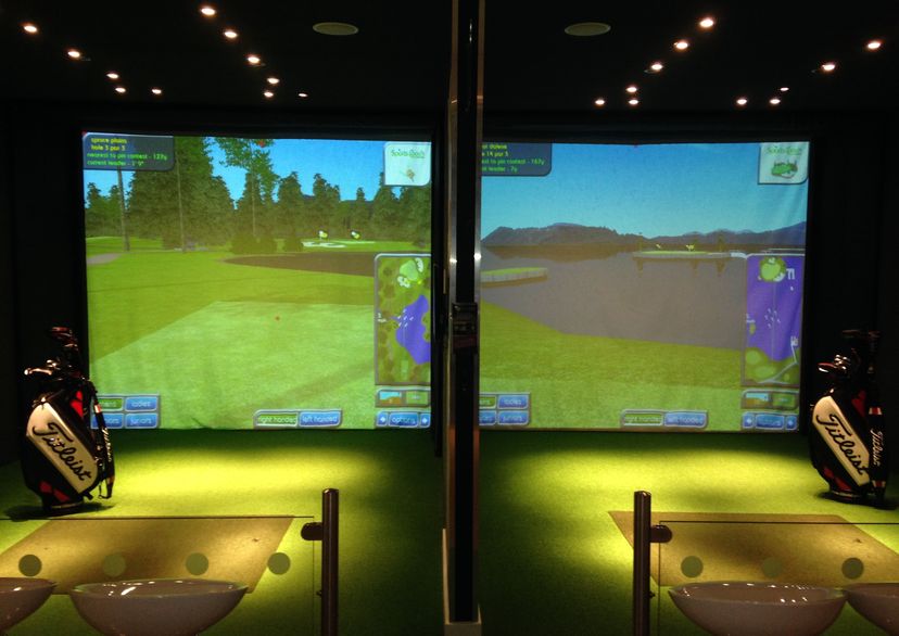 projected archery screen