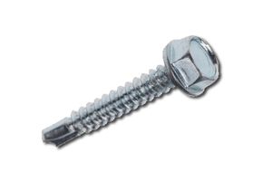 25mm Self Drill Screw, Bright Zinc Plated