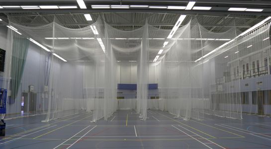 Indoor Cricket net installation