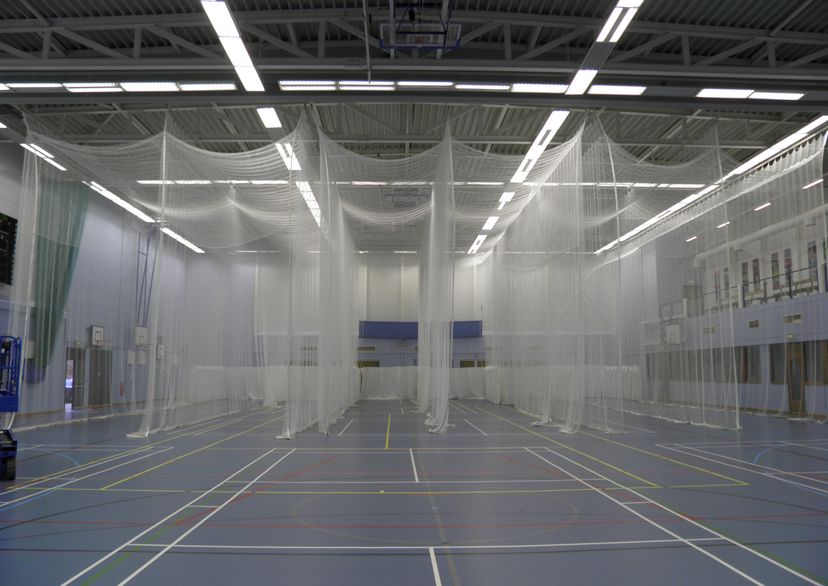 Indoor Cricket net installation