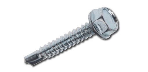 25mm Self Drill Screw, Bright Zinc Plated