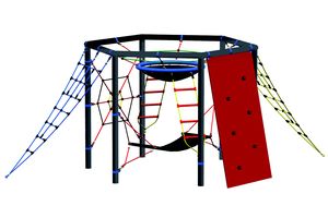 Maxi hexagon climbing castle
