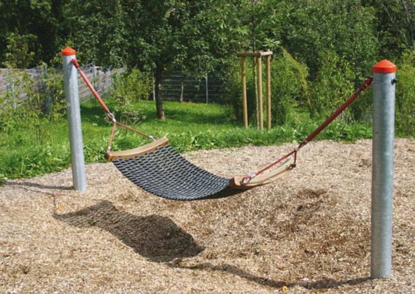 Posts for hammocks, Steel Huck