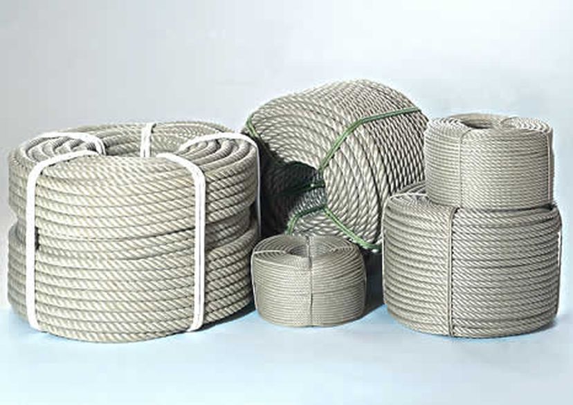 Polypropylene Synthetic hemp-coloured Ropes, Ø 16 mm