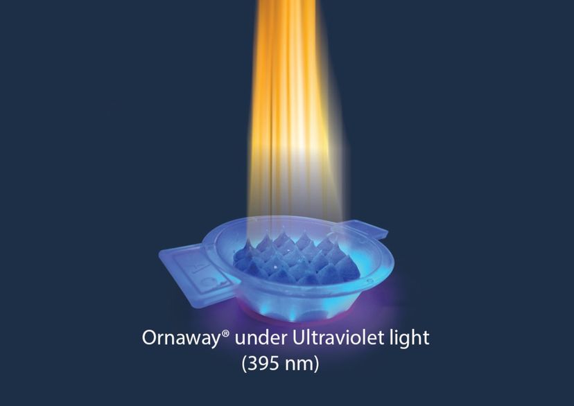 Ornaway® under Ultraviolet light