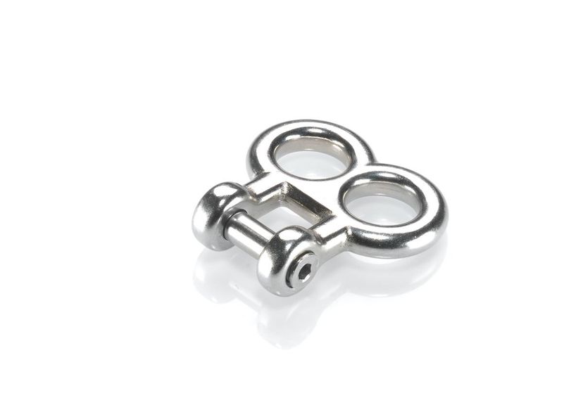 2-eye stainless steel clamp