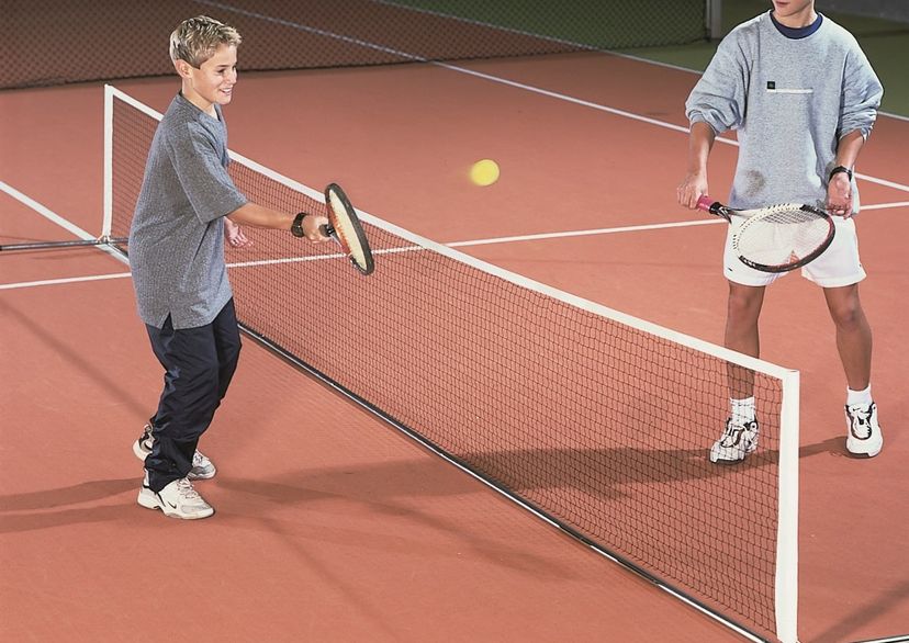 junior tennis net and posts