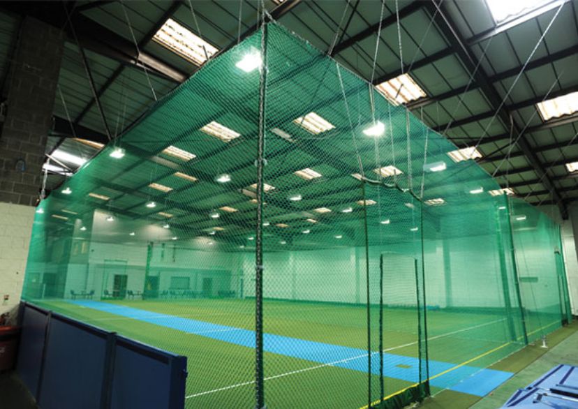 Indoor cricket netting installations Huck