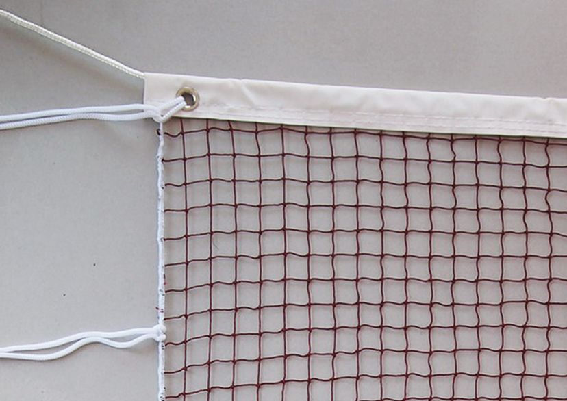 red badminton net