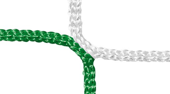 Knoten, PP 4 mm, grün/weiß, Detailbild