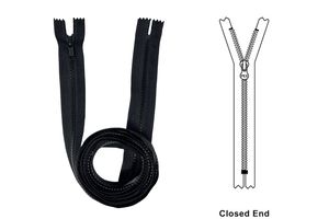 1m Long Heavy Duty Plastic Zip