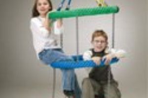 Rope-ring swing carousel