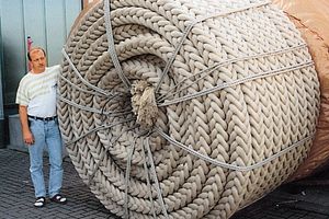 Polypropylene running surface rope