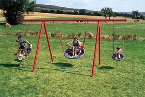 Steel tube swing frame, long