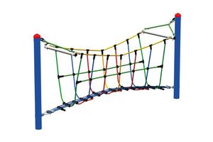 Climbing play - arch bridge, for robinia posts