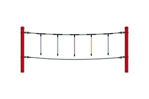 Hanging rope, for steel posts