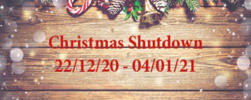 Christmas shutdown 2020 Huck Nets Christmas Shutdown dates 2020