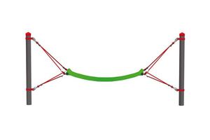 Polyester hammock, for steel posts