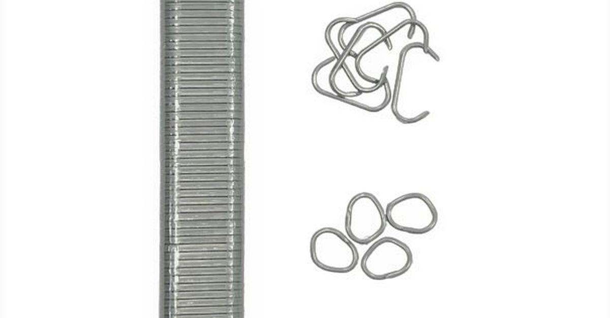 Aluminium Hog Rings - Pack of 2500 - Huck